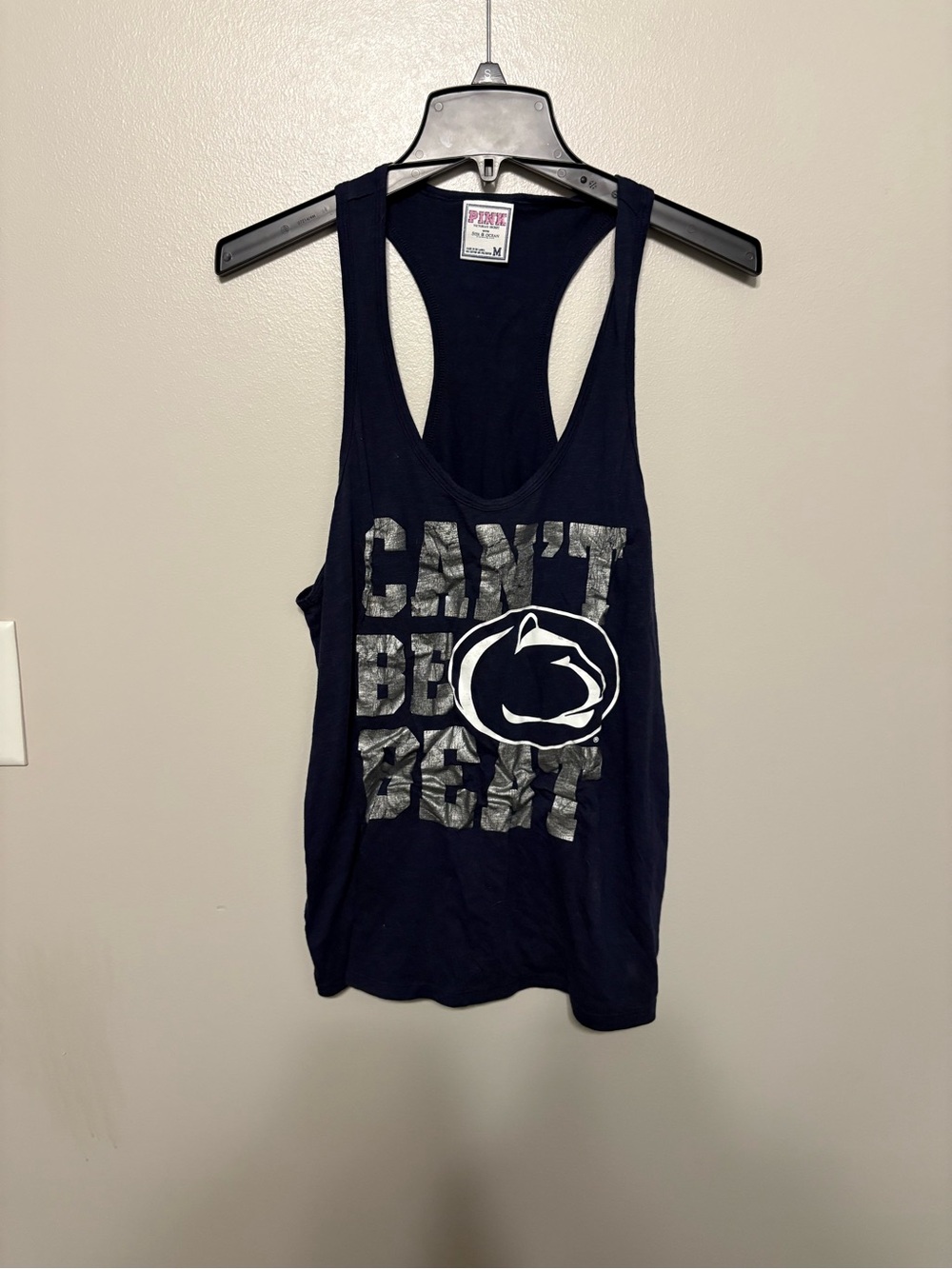 PINK Victoria's Secret Navy Racerback Tank